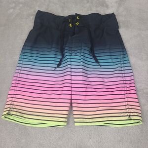 Boys’ Ombre Striped Swim Shorts - Art Class - Size‎ 12